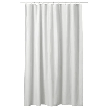 Шторка для душу IKEA NORDRONN, 180x200 см, біла, 506.263.87