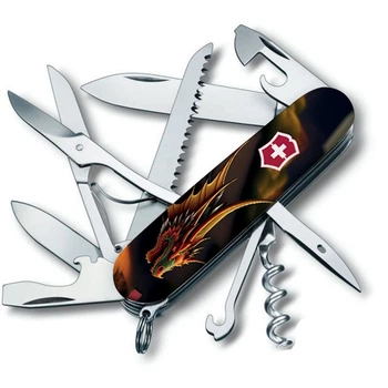 Нож Victorinox Huntsman Zodiac Дракон Black/Fire (1049-Vx13713.3_Z3210p)