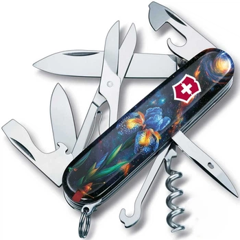 Нож Victorinox Climber Design Mat Gloss Cobalt Blue/Blue Night (1049-Vx13703.3_R2070pk)