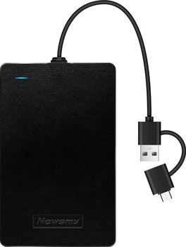 Жесткий диск внешний Newsmy 500 ГБ, USB 3.0, 2.5", звездно-черный