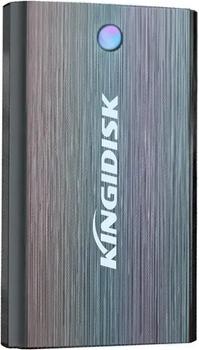 Диск жорсткий портативний KINGIDISK Phantom 3ТБ Type-C 3.1, металевий