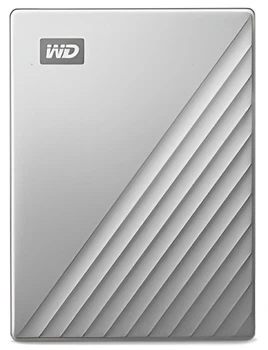 Диск жорсткий зовнішній Western Digital Ultra 1 ТБ Type-C, 2.5 дюйма, сріблястий