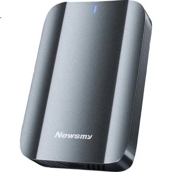 Диск жорсткий зовнішній Newsmy серії Xinghan 3 ТБ 3.5 дюйма USB 3.1 Type-C у металевому корпусі, синій