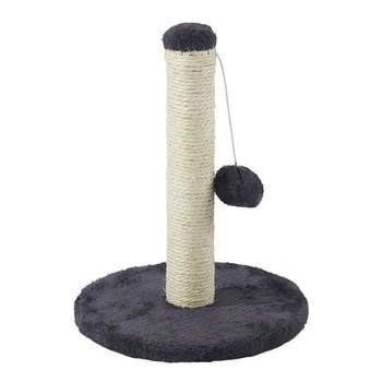 M-Pets My First Cat Tree Pompom - Дряпка-стовпчик з іграшкою на платформі для кошенят 24x24x30 см (6953182754947)