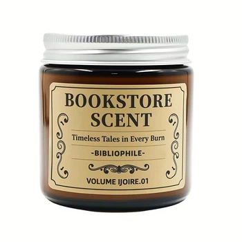 Ароматична свічка «Bookstore Scent» Bibliophile соєва 100 г