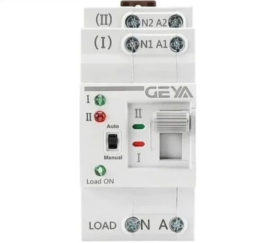Автоматический переключатель питания GEYA G2R 2п однофазный на Din-рейку 63А
