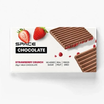 Шоколад Space Bite Space Chocolate Strawberry Crunch 25g клубника