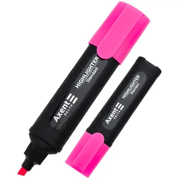 Маркер Axent Highlighter Standard D2505, 1-5 мм клиноп. розовый (D2505-10)