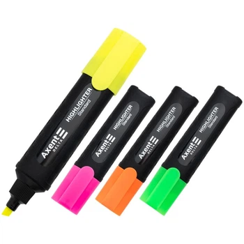 Набор маркеров Axent Highlighter Standard D2505, 1-5 мм клиноп, 4 цвета (D2505-40)