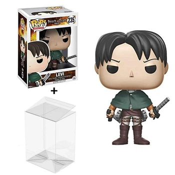 Фігурка Funko POP Фанк поп №235 Атака титанів Attack on Titan Levi Ackerman, Леві Аккерман + захист для коробки, 10 см (AT 0022)