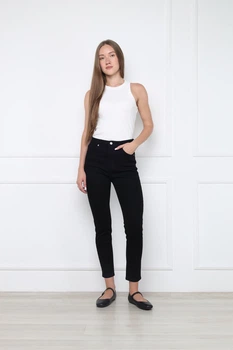 Джинсы skinny женские M цвет черный YUKI ЦБ-00295759