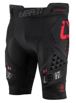 Шорти компресійні захисні Leatt 3DF 5.0 Impact Short чорні, розмір XXL