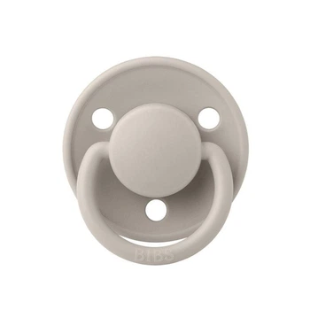 Соска пустушка BIBS De Lux Silicone Round (кругла) Onesize 0-3 роки– Sand