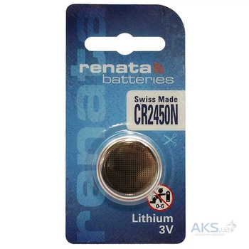 Батарейка літієва RENATA CR2450N 3V, 1 шт.