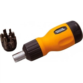 Викрутка MasterTool із насадками 6 шт 40-0517