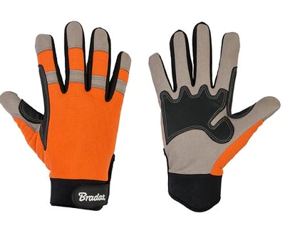 Рукавички робочі Bradas Tech Grey р8 (RWTGY8)