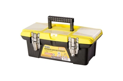 Ящик для інструменту MASTER TOOL 13", 355x185x130мм, знімні органайзери (79-2313)