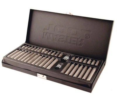 Набір насадок ударних MasterTool TORX, HEX, SPLINE, 40 шт (78-1240)