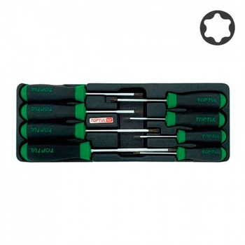 Набір викруток TOPTUL TORX T9-T40 8шт (GAAT0813)