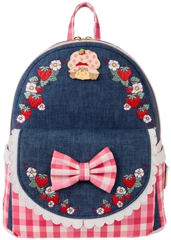 Plecak do przedszkola Loungefly Strawberry Shortcake Sztuczny dżins SBSBK0010 (671803545663)