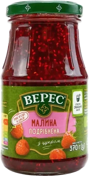 Малина Верес подрібнена з цукром 370 г