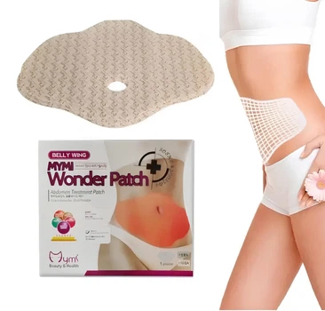 Пластырь для похудения Mymi Wonder Patch — набор из 5 шт, эффективный пластырь для похудения живота и коррекции фигуры с