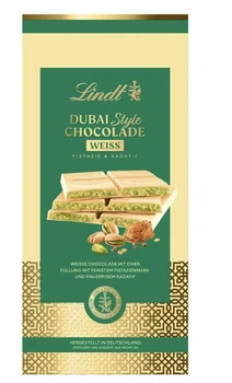 Дубайський шоколад білий Lindt Dubai Style 145 г