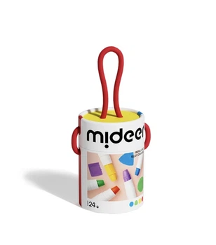 Шелковые восковые карандаши Mideer «Refillable Silky Crayons» в тубусе Выкручивающиеся 24 цвета MD4255