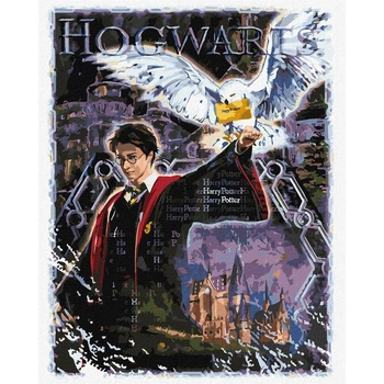 Набір для розпису по номерах WB "Harry Potter: Атмосфера магії" 40х50см Ідейка (303790)