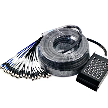 XLR Snake кабель STONE 16 каналів, тато-мама, комутаційна коробка, 20м
