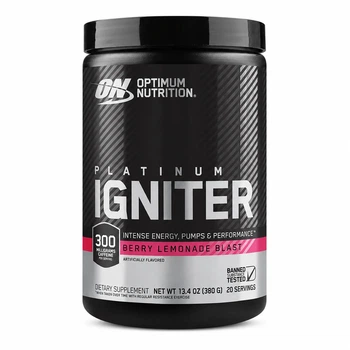 Передтренувальний комплекс Optimum Nutrition Platinum Igniter 380 г 20 порцій Ягідний лимонад (Stuff-082)