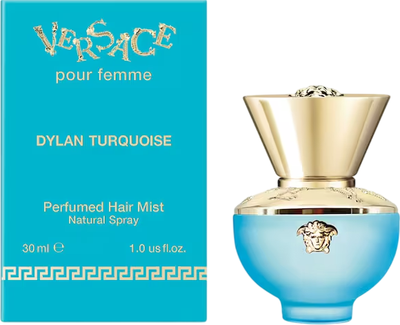 Mgiełka do włosów Versace Pour Femme Dylan Turquoise zapachowa 30 ml (8011003862092)