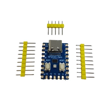 Плата разработчика RP2040-Zero (ARM Cortex M0+, 133 МГц, 2 МБ, Type-C, штырные разъемы в комплекте)