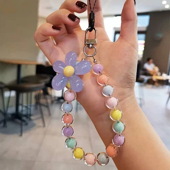 Брелок «Flower Charm фіолетовий» — ніжний настрій у кольорах веселки