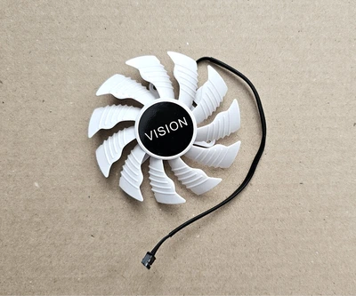 Вентилятор кулер для відеокарти Gigabyte RTX 3060 Ti 3070 VISION GAMING 82 мм PowerLogic PLA09215S12H (GA92S2U T129215SU T128015SU)(№409.071)