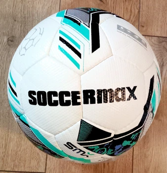 М'яч футбольний CRYSTAL SOCCERMAX-68, біло-м'ятний