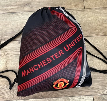 Рюкзак-мешок AC MANCHESTER UNITED, черный-белый-красный