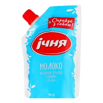 Молоко згущене Ічня незбиране з цукром 8.5% 150 г. (4820103344575)