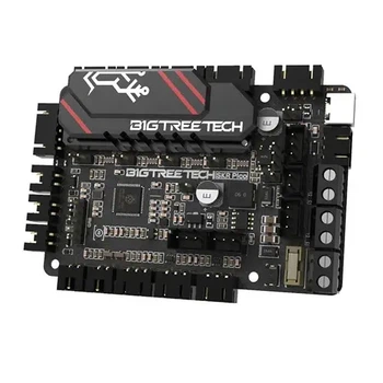 Плата управления BIGTREETECH BTT SKR Pico V1.0 для 3D принтера Voron V0.1 на базе микроконтроллера Raspberry Pi RP2040 с четырьмя встроенными драйверами TMC2209 для бесшумной печати при питании 12В 24В с интерфейсом USB Type C и предохранителем