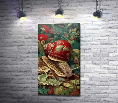 Картина Заворживающая улитка 34x60 см Модуль №1 (006273)
