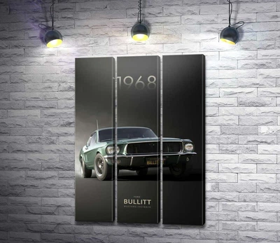 Модульная картина Ford Bullit 1968 69x100 см Модуль №2 (006031)