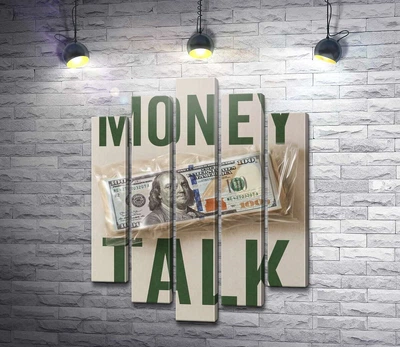 Модульная картина Money talk 100x136 см Модуль №4 (006051)