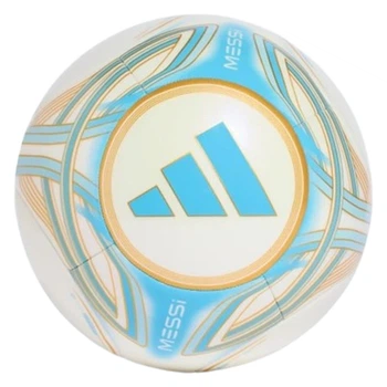 Мяч футбольный MESSI CLB Adidas KE7538 бежевый/голубой, размер 4