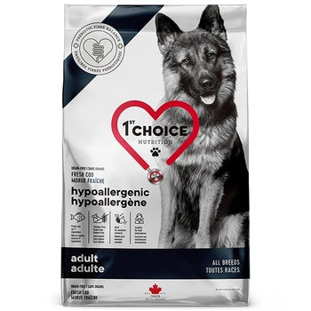 Сухой корм 1st Choice Adult Hypoallergenic Cod Сухой беззерновой корм на основе трески для взрослых собак всех пород с пищевой чувствительностью 2 кг (65672101837)