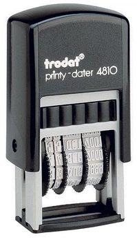 4810 Датер пластмассовый 3,8 мм TRODAT _ (4810 Укрукр)