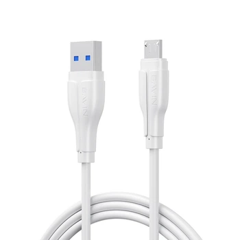 Кабель BAVIN U-CB385-M FAST CHARGING 18W Micro-USB/Type-C 1M White