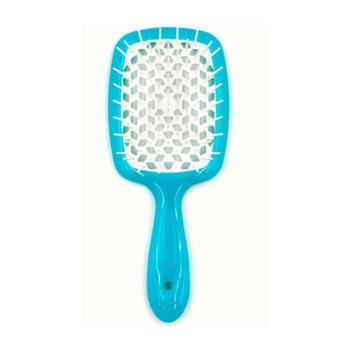 Расческа Janeke 1830 Superbrush White & Blue Color