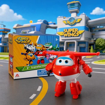 Игрушка-трансформер Super Wings Transforming Character Супер Крылья Джетт Jett