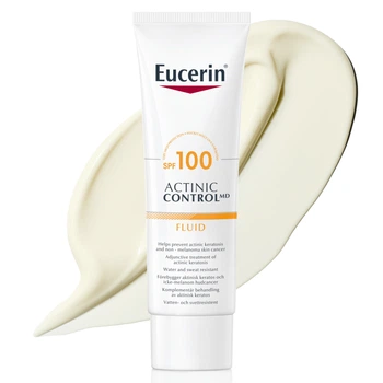 Солнцезащитный флюид для лица Eucerin Actinic Control MD SPF 100 флакон 80 мл против кератоза и меланомы