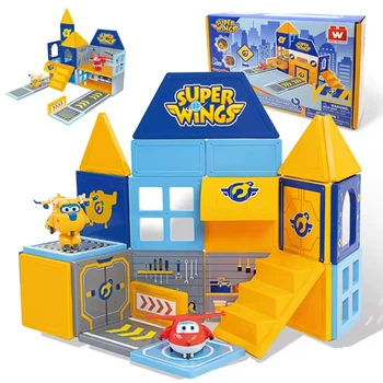 Набор магнитных блоков Super Wings Donnie's Fix It Garage Set Супер Крылья Мастерская Донни